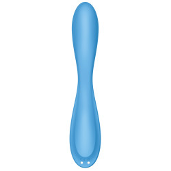 Satisfyer Vibro connecté G-SPOT FLEX 4+ Satisfyer 20cm Bleu